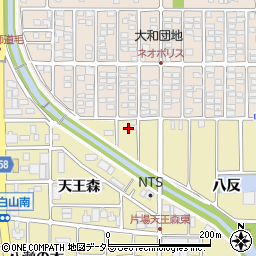 愛知県北名古屋市片場天王森59周辺の地図