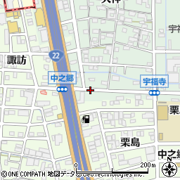 愛知県北名古屋市宇福寺（西南出）周辺の地図