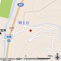 滋賀県大津市葛川坊村町116周辺の地図