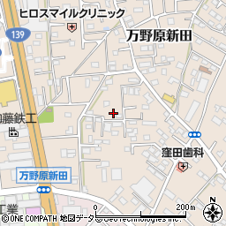 静岡県富士宮市万野原新田3568周辺の地図