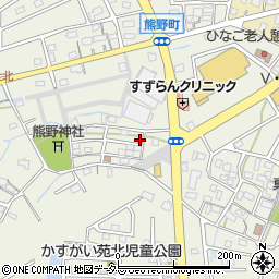 愛知県春日井市熊野町1350-31周辺の地図