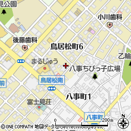 お茶の富士静　春日井支店周辺の地図