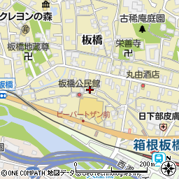 神奈川県小田原市板橋185周辺の地図