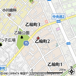 愛知県春日井市乙輪町2丁目76周辺の地図