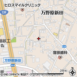 静岡県富士宮市万野原新田3568-6周辺の地図