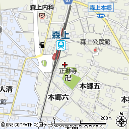 愛知県稲沢市祖父江町森上本郷七周辺の地図