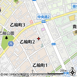 愛知県春日井市乙輪町2丁目95周辺の地図
