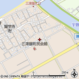 滋賀県彦根市三津屋町1434周辺の地図