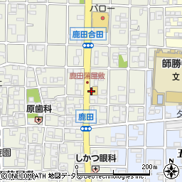 ワークマン名古屋師勝店駐車場周辺の地図