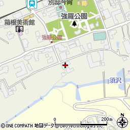 神奈川県足柄下郡箱根町強羅1300-81周辺の地図