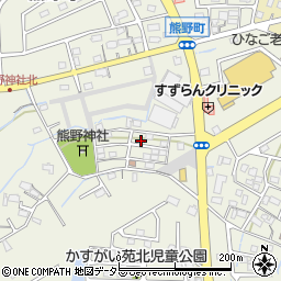 愛知県春日井市熊野町1350-34周辺の地図