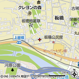 神奈川県小田原市板橋201-4周辺の地図