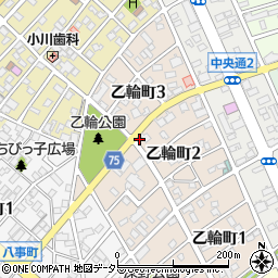 愛知県春日井市乙輪町2丁目53周辺の地図