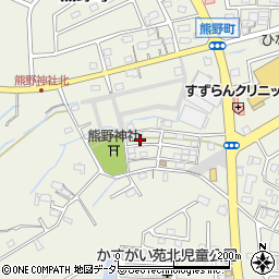 愛知県春日井市熊野町1350-41周辺の地図