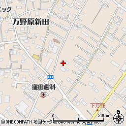 静岡県富士宮市万野原新田3239-2周辺の地図