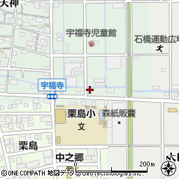 愛知県北名古屋市宇福寺長田87周辺の地図