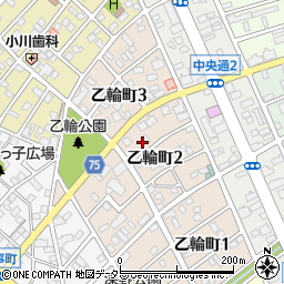 愛知県春日井市乙輪町2丁目75周辺の地図
