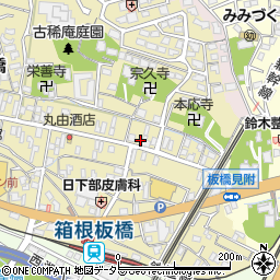 神奈川県小田原市板橋683周辺の地図