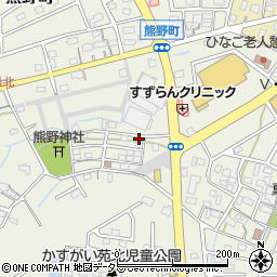 愛知県春日井市熊野町1350-79周辺の地図