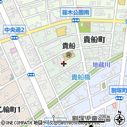 愛知県春日井市貴船町59周辺の地図