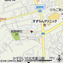 愛知県春日井市熊野町1350-47周辺の地図