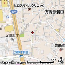 静岡県富士宮市万野原新田3592-8周辺の地図