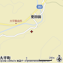 愛知県豊田市大平町中根周辺の地図