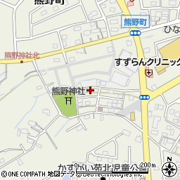 愛知県春日井市熊野町1350-54周辺の地図
