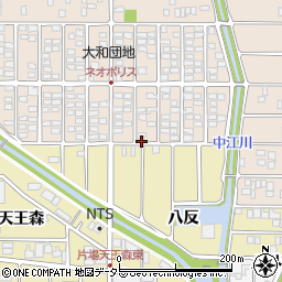 愛知県北名古屋市片場堤外道北周辺の地図