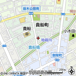 愛知県春日井市貴船町136周辺の地図