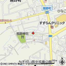 愛知県春日井市熊野町1350-52周辺の地図