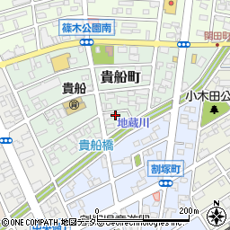 愛知県春日井市貴船町137周辺の地図