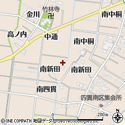 愛知県稲沢市祖父江町四貫南四貫周辺の地図
