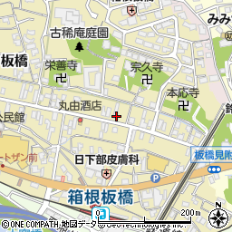 神奈川県小田原市板橋671周辺の地図