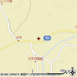 愛知県豊田市大平町両工周辺の地図