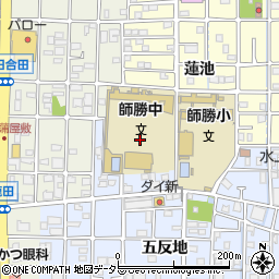 愛知県北名古屋市井瀬木赤土周辺の地図