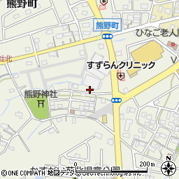 愛知県春日井市熊野町1350-76周辺の地図