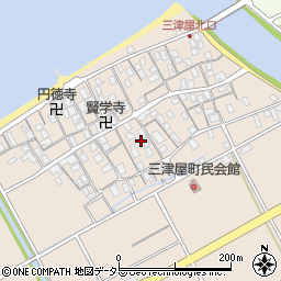 滋賀県彦根市三津屋町1061周辺の地図
