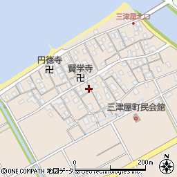 滋賀県彦根市三津屋町1074周辺の地図