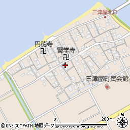 滋賀県彦根市三津屋町1086周辺の地図