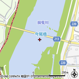 今尾橋周辺の地図