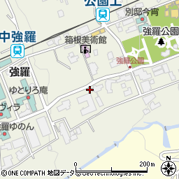 神奈川県足柄下郡箱根町強羅1300-655周辺の地図