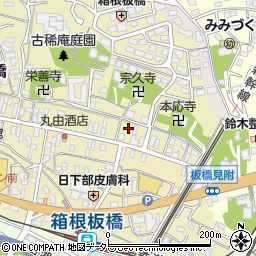 神奈川県小田原市板橋681周辺の地図