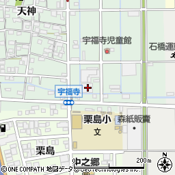 愛知県北名古屋市宇福寺長田93-2周辺の地図