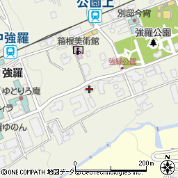 神奈川県足柄下郡箱根町強羅1300-168周辺の地図