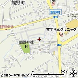 愛知県春日井市熊野町1350-65周辺の地図