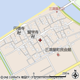 滋賀県彦根市三津屋町1069周辺の地図
