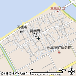 滋賀県彦根市三津屋町1072周辺の地図