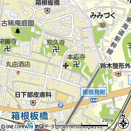 神奈川県小田原市板橋757周辺の地図