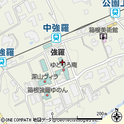 神奈川県足柄下郡箱根町強羅1300-121周辺の地図